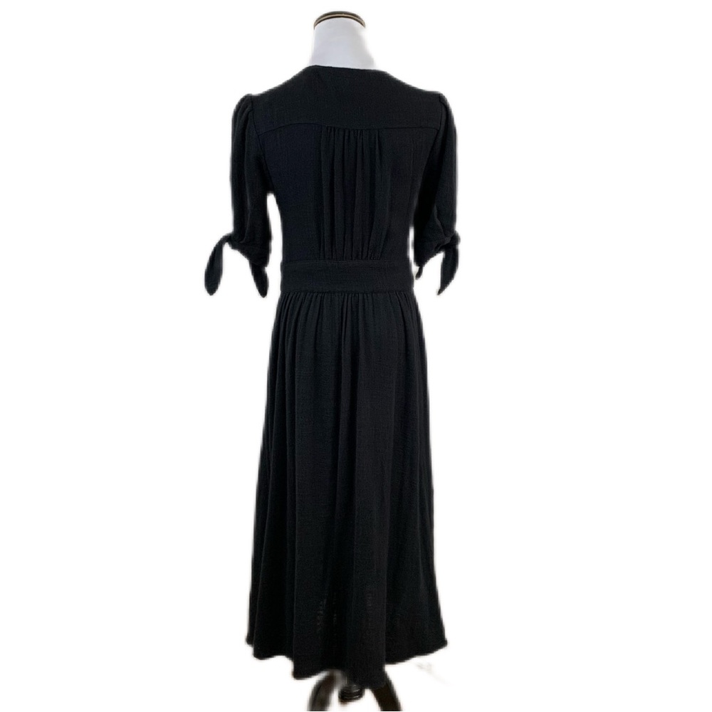 Free People SZ S Love Of My Life Black MIDI Dress - Picture 7 of 10